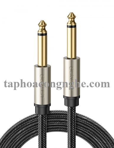 Ugreen 10640 5M 6.35mm 6.5mm TS âm thanh Pro audio đầu mạ vàng 24k màu xám AV128 30010640